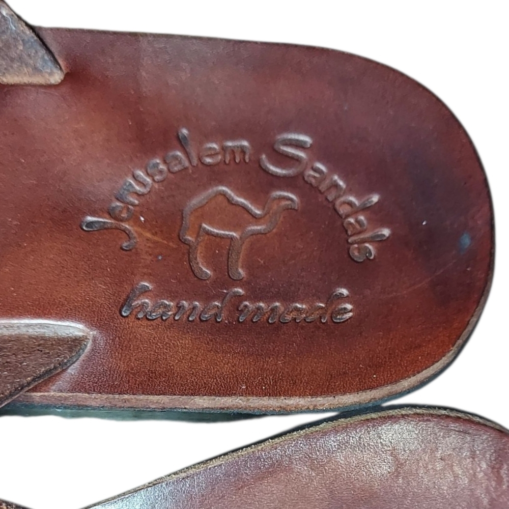 Hand Made Leather Jersusalem Sandals - Picture 4 of 6